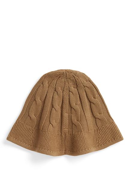 Ralph Lauren Kids' Cable Knit Bucket Hat, Berkshire Tan - view 2, Berkshire Tan