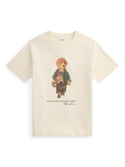 Ralph Lauren Polo Ralph Lauren Kids' T-Shirt, Cream, Estate Cream