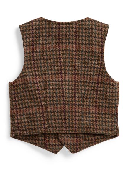 Ralph Lauren Kids' Waistcoat, Tweed - view 2, Tweed