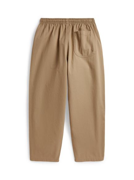 Ralph Lauren Kids' Big Fit Cotton Twill Trousers, Camel - view 2, Camel