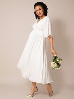 Tiffany Rose Maternity Jacinta Knot Dress, Ivory, Ivory