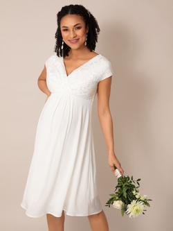 Tiffany Rose Julie Lace Maternity Wedding Dress, Ivory - view 2, Ivory