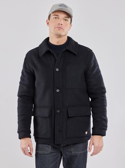 Armor Lux Heritage Wool Blend Jacket, Rich Navy/Ketchup, Rich Navy/Ketchup