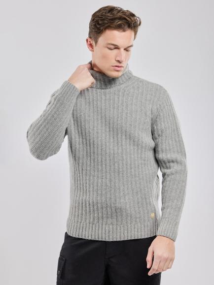 Armor Lux Wool Rich Turtleneck Jumper, Slate, Slate