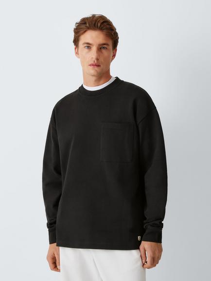 Armor Lux Rustic Cotton T-Shirt, Noir, Noir