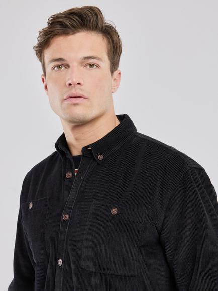 Armor Lux Corduroy Overshirt, Noir - view 2, Noir