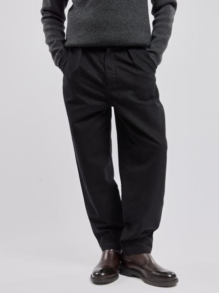 Armor Lux Relaxed Fit Dart Trousers, Noir, Noir