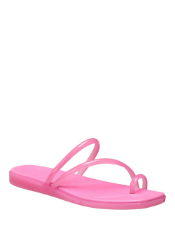 Crocs Miami Jely Toe Loop Sandals - view 2, Pink Lemonade