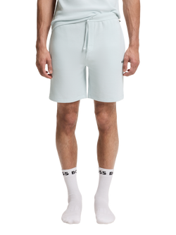 HUGO BOSS BOSS Drawstring Cotton Blend Shorts, Open Blue, Open Blue