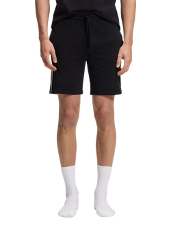 BOSS Cotton Rich Lounge Shorts, Black, Black