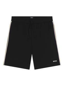 BOSS Cotton Rich Lounge Shorts, Black - view 2, Black
