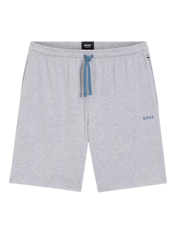 HUGO BOSS BOSS Drawstring Cotton Blend Shorts, Light Grey - view 2, Light Grey