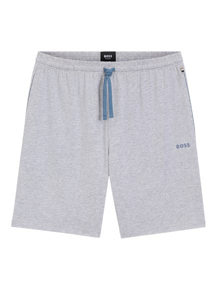 HUGO BOSS BOSS Drawstring Cotton Blend Shorts, Light Grey - view 2, Light Grey