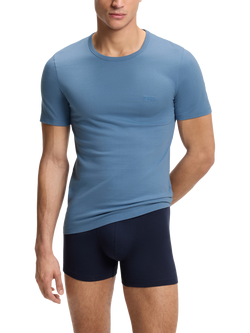HUGO BOSS BOSS Crew Neck Cotton T-Shirts, Pack of 3, Multi - view 2, Multi