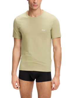 BOSS Cotton T-Shirt, Pack of 3, Multi - view 2, Multi