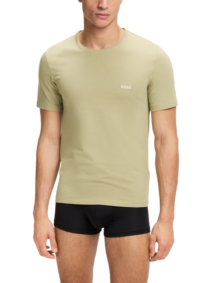 BOSS Cotton T-Shirt, Pack of 3, Multi - view 2, Multi