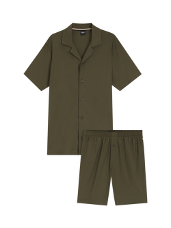 HUGO BOSS BOSS Chris Short Pyjama Set, Open Green, Open Green