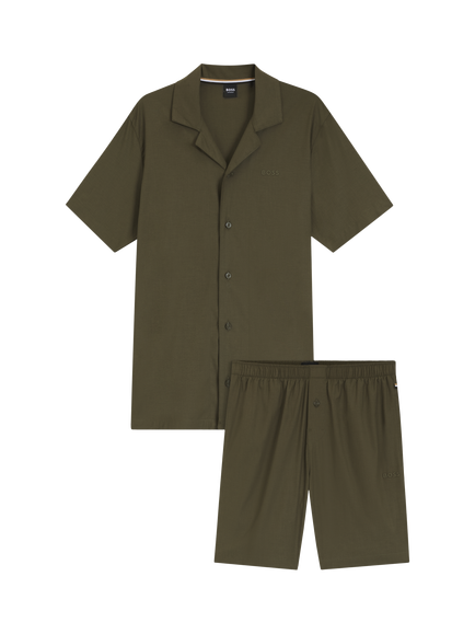 HUGO BOSS BOSS Chris Short Pyjama Set, Open Green, Open Green