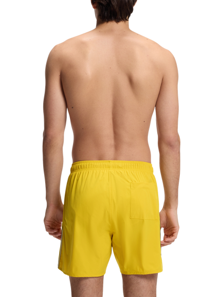 BOSS Iconic Swim Shorts, Yellow - view 2, Yellow