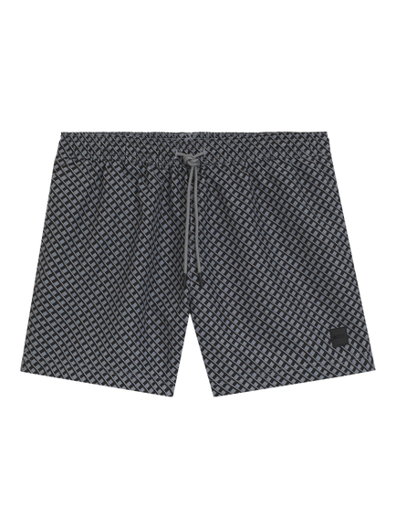 HUGO BOSS BOSS Vibe Swim Shorts, Grey - view 2, Open Grey