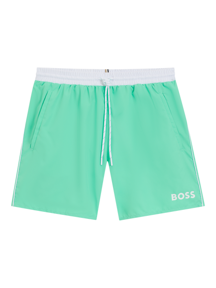 HUGO BOSS BOSS Drawstring Swim Shorts, Bright Green - view 2, Bright Green