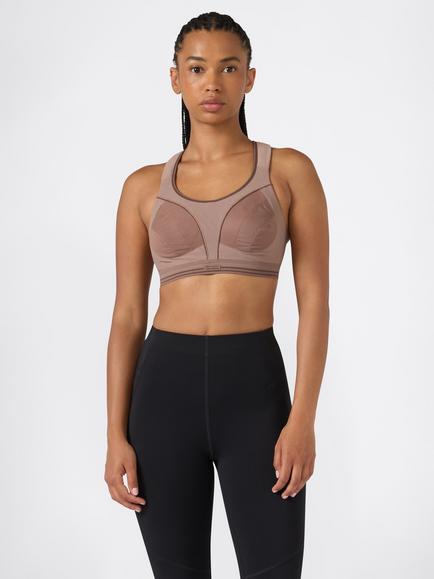 Shock Absorber Ultimate Run Sports Bra, Deep Taupe/ Roast