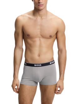HUGO BOSS BOSS Trunks, Pack of 3, Dark Grey - view 2, Dark Grey