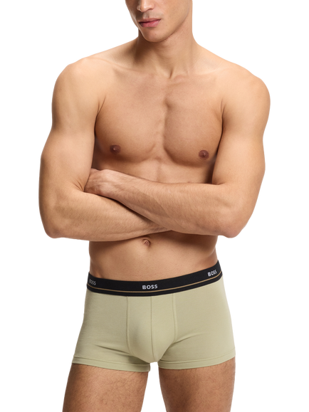 HUGO BOSS BOSS Trunks, Pack of 5, Black/Multi - view 2, Black/Multi