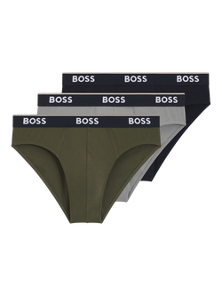HUGO BOSS BOSS Classic Briefs, Pack of 3, Multi, Multi