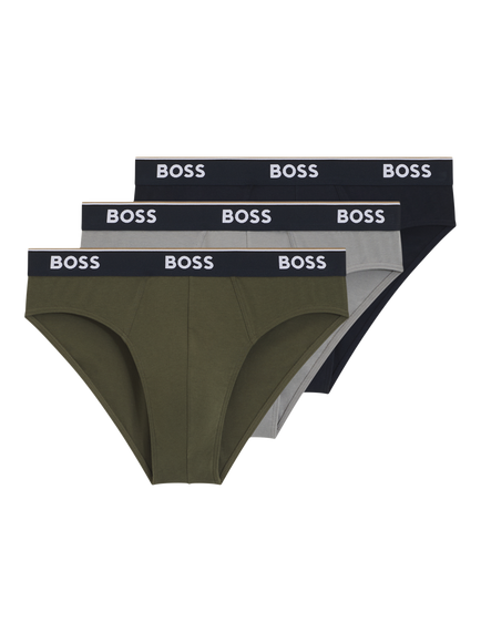 HUGO BOSS BOSS Classic Briefs, Pack of 3, Multi, Multi