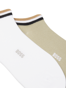 HUGO BOSS BOSS Trainer Socks, Medium Green - view 2, Medium Green