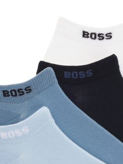 HUGO BOSS BOSS Trainer Socks, Pack of 5, Multi - view 2, Multi