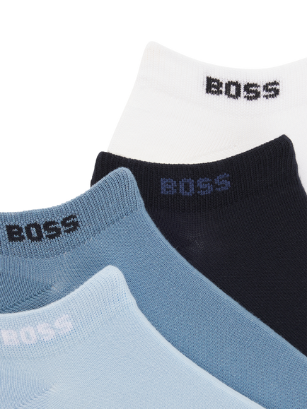 HUGO BOSS BOSS Trainer Socks, Pack of 5, Multi - view 2, Multi