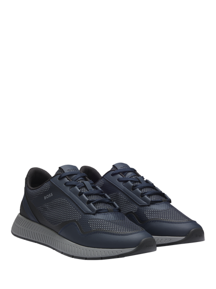 HUGO BOSS BOSS Trainers, Open Blue - view 2, Open Blue