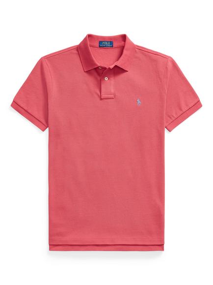 Polo Ralph Lauren Custom Slim Fit Cotton Polo Shirt, Nantucket Red/C7560, Nantucket Red/C7560