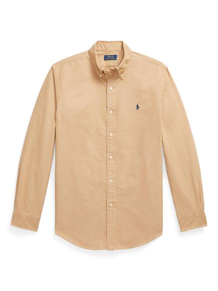Polo Ralph Lauren Long Sleeve Oxford Shirt, Classic Camel W/Pp, Classic Camel W/ Pp