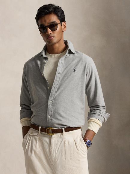 Ralph Lauren Oxford Plain Shirt, Heather, Andover Heather
