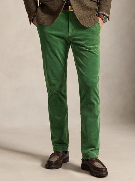 Polo Ralph Lauren Bedford Cotton Rich Corduroy Trousers, Fall Olive, Fall Olive