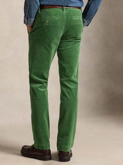 Polo Ralph Lauren Bedford Cotton Rich Corduroy Trousers, Fall Olive - view 2, Fall Olive