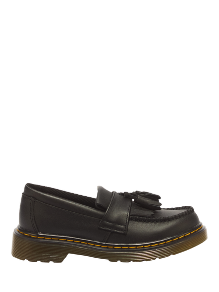 Dr. Martens Kids' 8065 Leather Loafers, Black, Black