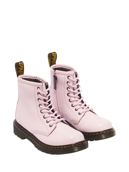 Dr. Martens Kids' Chunky Leather Chelsea Boots, Pink - view 2, Pink