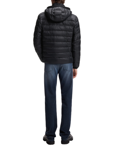 BOSS Casual Hooded Puffer Jacket, Black - view 2, Black