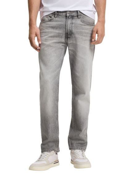 BOSS Mid Rise Regular Fit Jeans, Light/Pastel Grey, Light/Pastel Grey