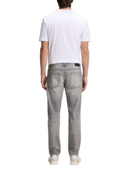 BOSS Mid Rise Regular Fit Jeans, Light/Pastel Grey - view 2, Light/Pastel Grey
