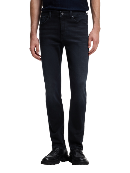 BOSS Delaware Slim Fit Stretch Denim Jeans, Navy, Navy