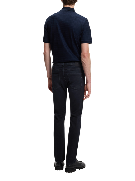 BOSS Delaware Slim Fit Stretch Denim Jeans, Navy - view 2, Navy