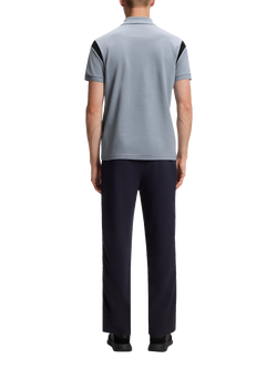 BOSS Regular Fit Cotton Rich Polo Shirt, Dark Grey - view 2, Dark Grey