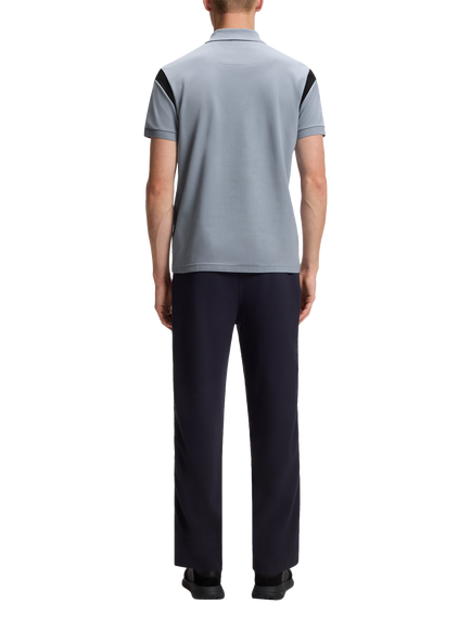 BOSS Regular Fit Cotton Rich Polo Shirt, Dark Grey - view 2, Dark Grey