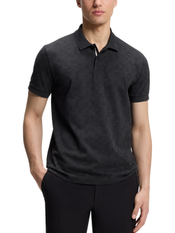 BOSS Regular Fit Pima Cotton Pique Polo Shirt, Dark Blue, Dark Blue