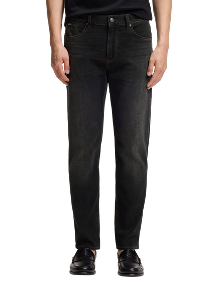 BOSS Regular Fit Jeans, Black, Black